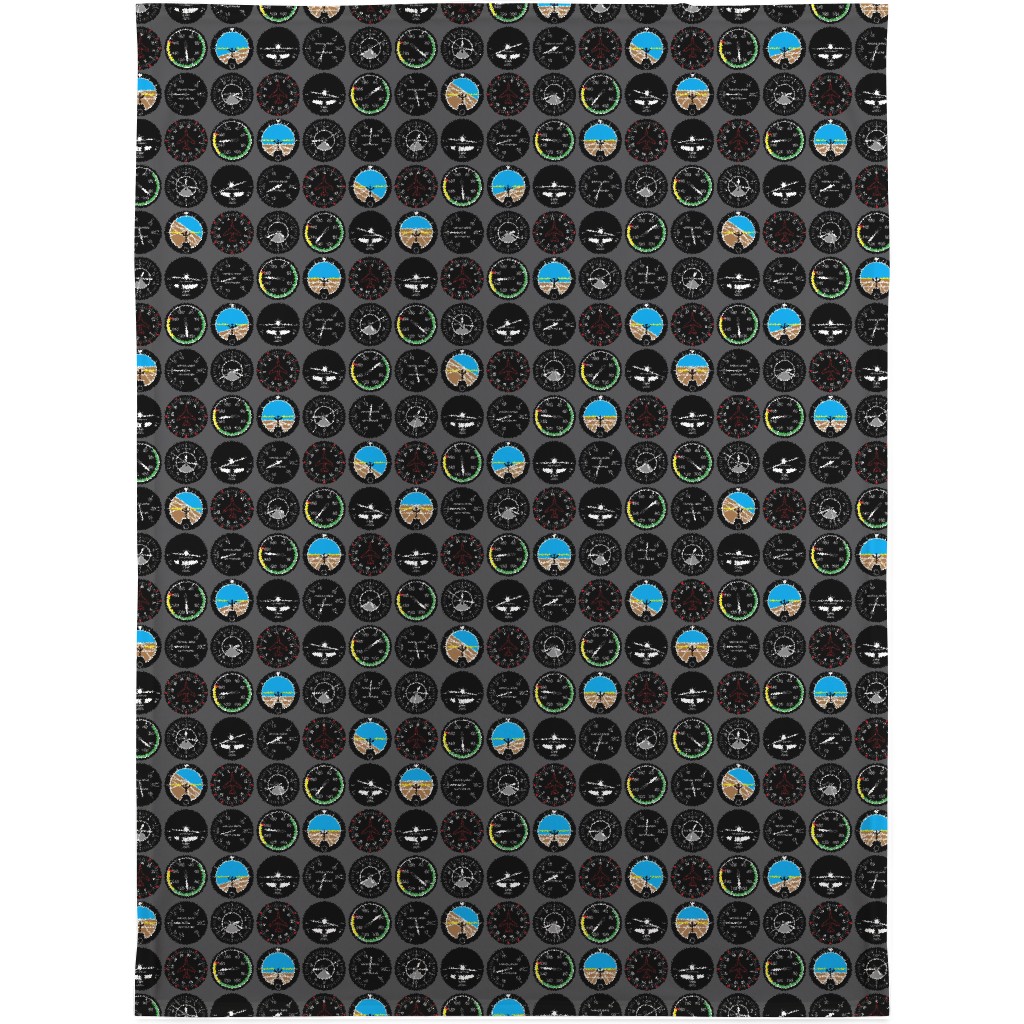 Flight Deck Blanket, Sherpa, 30x40, Gray