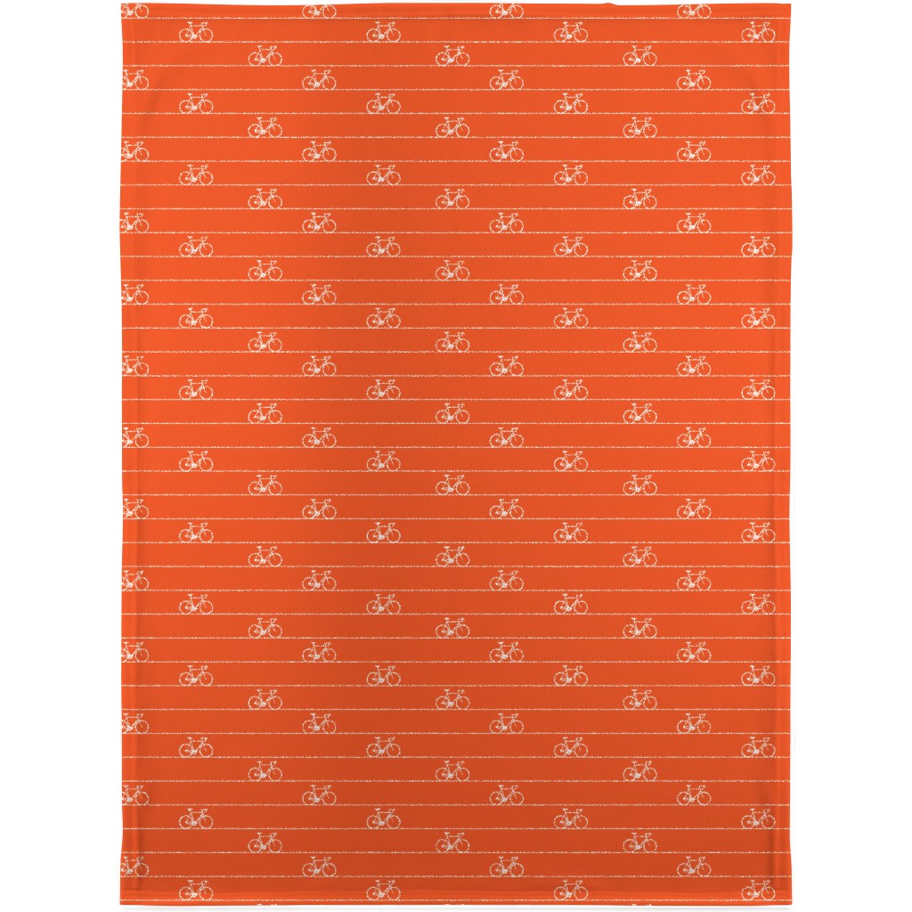 Biking Blanket, Sherpa, 30x40, Orange