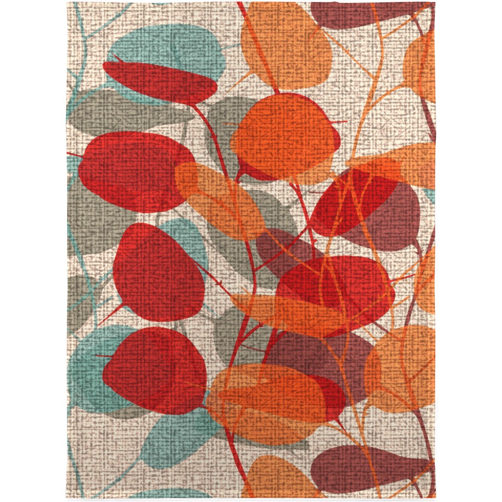 Lunaria on a Fall Day - Multi Blanket, Sherpa, 30x40, Multicolor