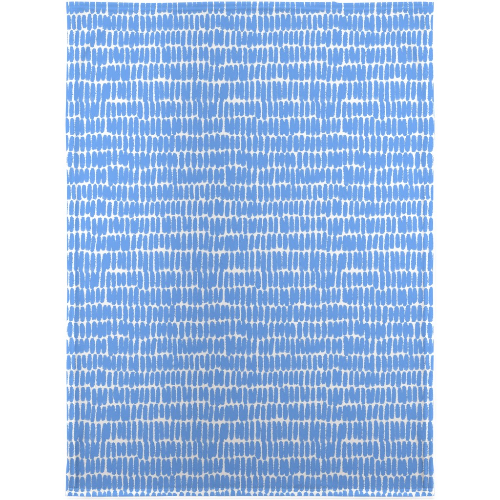 Hatches Blanket, Sherpa, 30x40, Blue