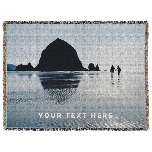 Photo Gallery Landscape Woven Photo Blanket, 54x70, Multicolor