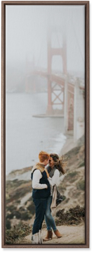 Photo Gallery Portrait Wall Art, Walnut, Single piece, Canvas, 12x36, Multicolor