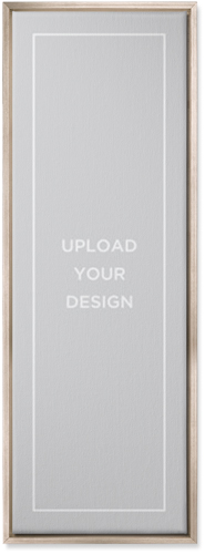 Upload Your Own Design Wall Art, Metallic, Single piece, Canvas, 12x36, Multicolor, multi