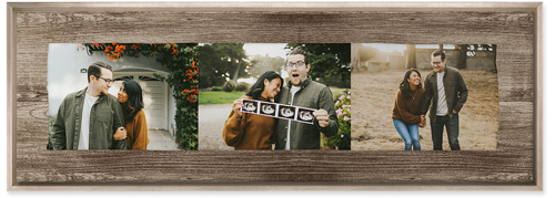 Countryside Pano Wall Art, Metallic, Single piece, Canvas, 12x36, Brown, wood