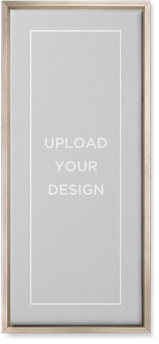 Upload Your Own Design Wall Art, Metallic, Single piece, Canvas, 10x24, Multicolor