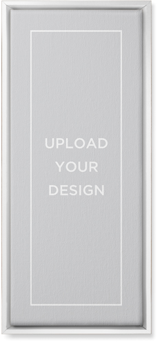 Upload Your Own Design Wall Art, White, Single piece, Canvas, 10x24, Multicolor, multi