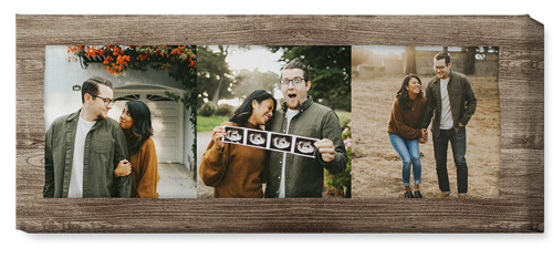 Countryside Pano Wall Art, No Frame, Single piece, Canvas, 10x24, Brown, wood