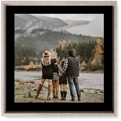 Simple Gallery of One Border Wall Art, Rustic, Single piece, Canvas, 16x16, Multicolor, multi