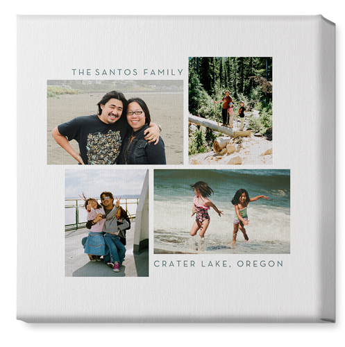 Gallery of Four Wall Art, No Frame, Single piece, Canvas, 16x16, Multicolor