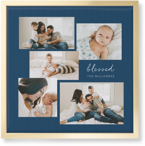 Take Five Wall Art, Gold, Single piece, Canvas, 16x16, Multicolor, multi