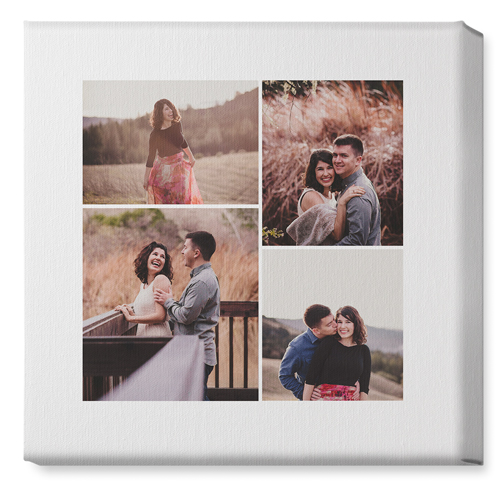 Four Winds Wall Art, No Frame, Single piece, Canvas, 16x16, White, white