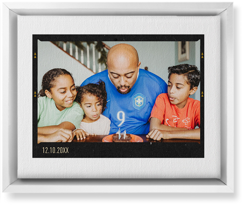 Film Frame Wall Art, White, Single piece, Canvas, 8x10, White