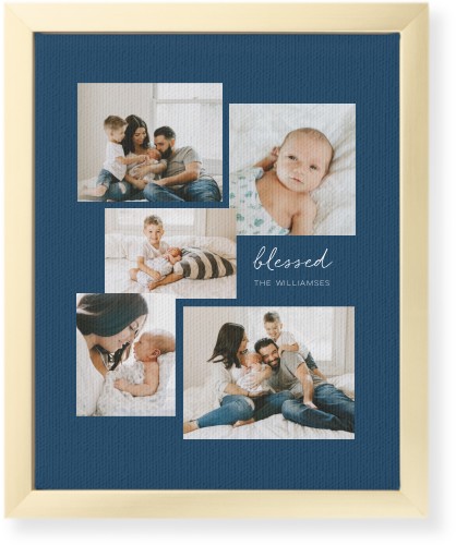 Take Five Wall Art, Gold, Single piece, Canvas, 8x10, Multicolor, multi