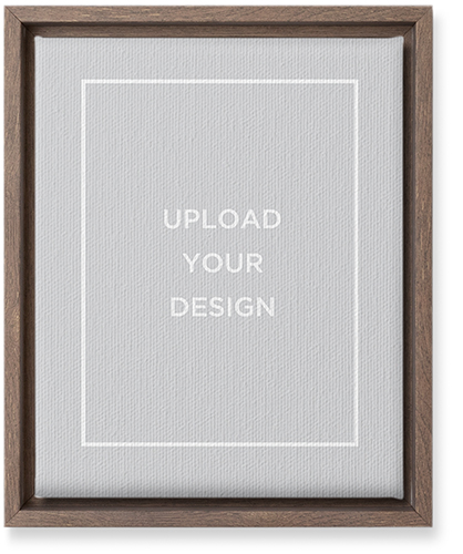 Upload Your Own Design Wall Art, Walnut, Single piece, Canvas, 8x10, Multicolor