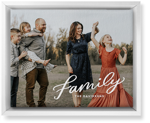 Family Letters Wall Art, White, Single piece, Canvas, 8x10, White