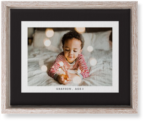 Frame Up Wall Art, Rustic, Single piece, Canvas, 8x10, Gray