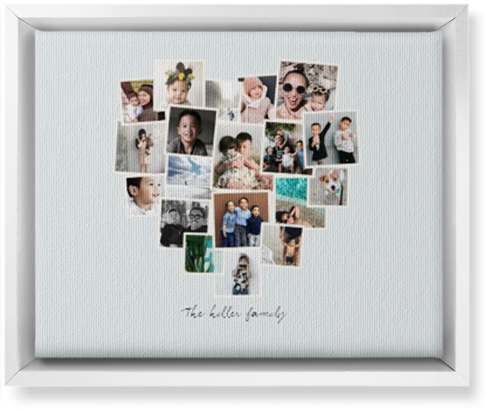 Heart Strings Wall Art, White, Single piece, Canvas, 8x10, Gray, air