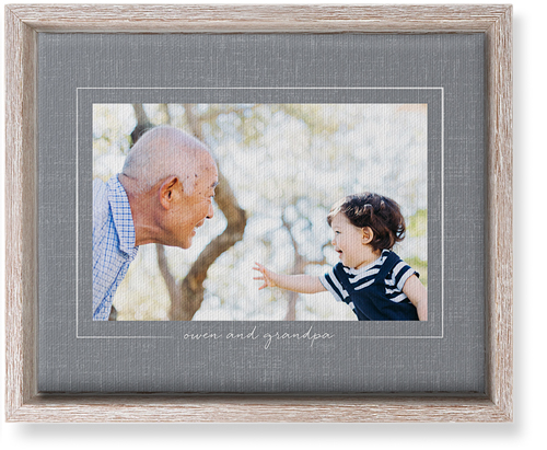 Take Shape Wall Art, Rustic, Single piece, Canvas, 8x10, Gray
