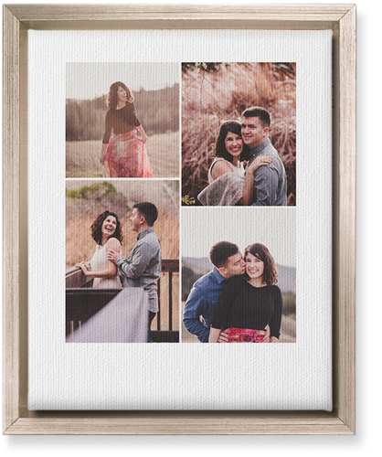 Four Winds Wall Art, Metallic, Single piece, Canvas, 8x10, White, white