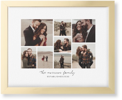 Pieces of Eight Wall Art, Gold, Single piece, Canvas, 8x10, White, white