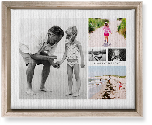 Hero Collage Landscape Wall Art, Metallic, Single piece, Canvas, 8x10, Multicolor, multi