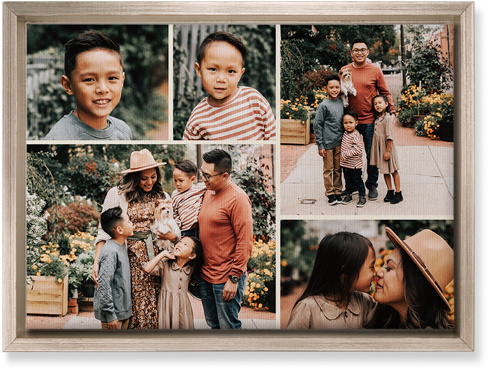 Gallery of Five Wall Art, Metallic, Single piece, Canvas, 10x14, Multicolor, multi