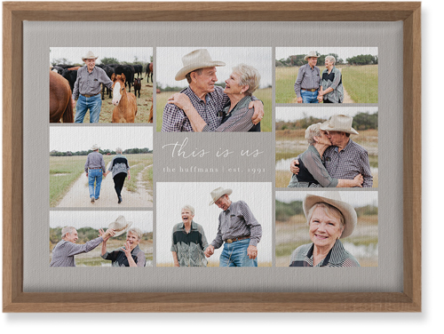 Gallery Around Text Wall Art, Natural, Single piece, Canvas, 10x14, Multicolor, multi