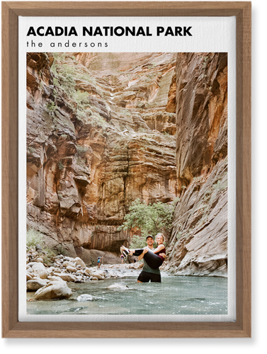 Top Text Border Wall Art, Natural, Single piece, Canvas, 10x14, Multicolor