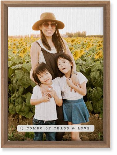 Family Banner Wall Art, Natural, Single piece, Canvas, 10x14, White