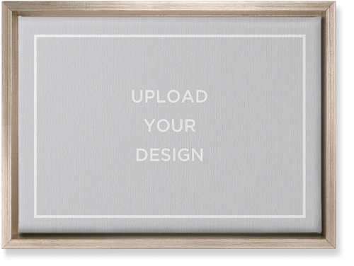 Upload Your Own Design Landscape Wall Art, Metallic, Single piece, Canvas, 10x14, Multicolor