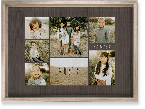 Lucky Seven Wall Art, Metallic, Single piece, Canvas, 10x14, Multicolor