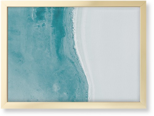 Sea Meets Sand Wall Art, Gold, Single piece, Canvas, 10x14, Multicolor