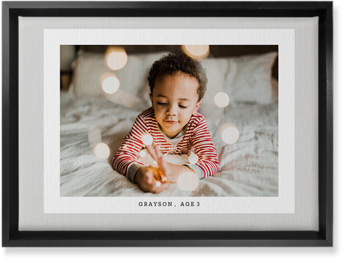 Frame Up Wall Art, Black, Single piece, Canvas, 10x14, Gray