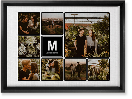 Black Canvas Wall Art