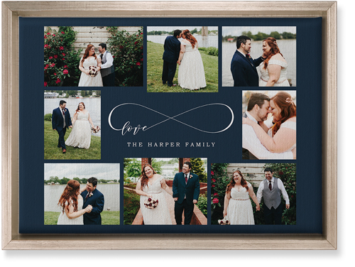 Sweet Moments Wall Art, Metallic, Single piece, Canvas, 10x14, Black, silhouette