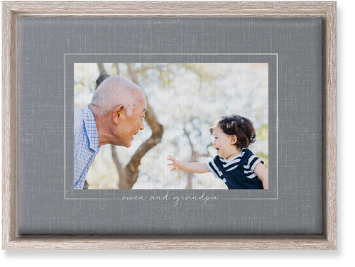 Take Shape Wall Art, Rustic, Single piece, Canvas, 10x14, Gray, slate