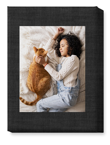 Full Frame One Wall Art, No Frame, Single piece, Canvas, 10x14, Black