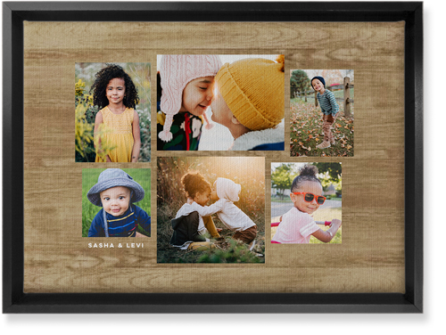 Six Times Wall Art, Black, Single piece, Canvas, 10x14, Brown