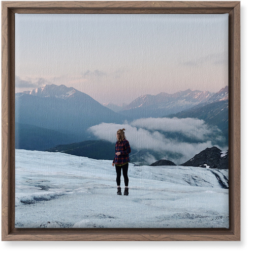 Photo Gallery Square Wall Art, Walnut, Single piece, Canvas, 12x12, Multicolor