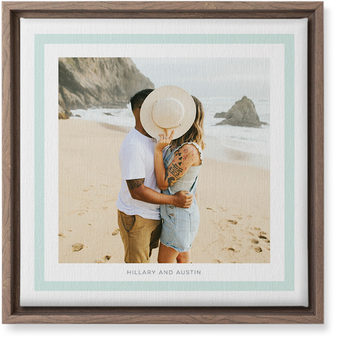 Freeze Frame Wall Art, Walnut, Single piece, Canvas, 12x12, Green