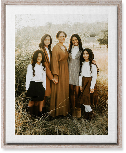 Simple Gallery of One Border Portrait Wall Art, Rustic, Single piece, Canvas, 16x20, Multicolor
