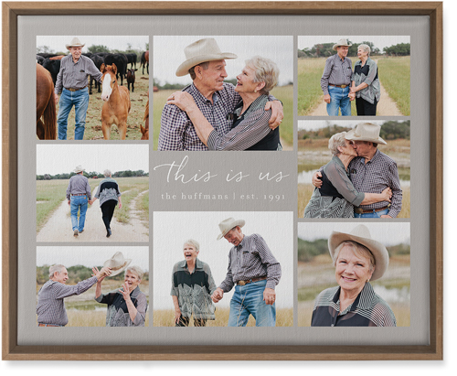 Gallery Around Text Wall Art, Natural, Single piece, Canvas, 16x20, Multicolor