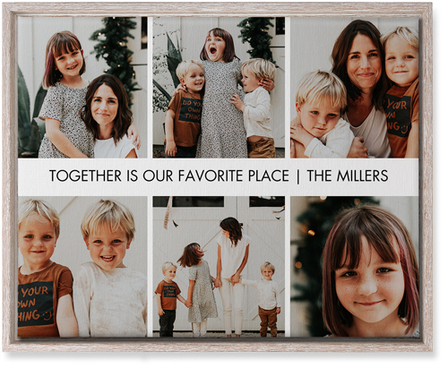 Gallery of Six Grid Wall Art, Rustic, Single piece, Canvas, 16x20, Multicolor, multi