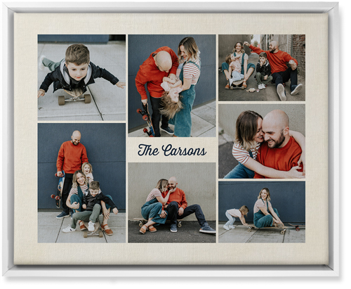 Seven Wonders Wall Art, White, Single piece, Canvas, 16x20, Multicolor, multi