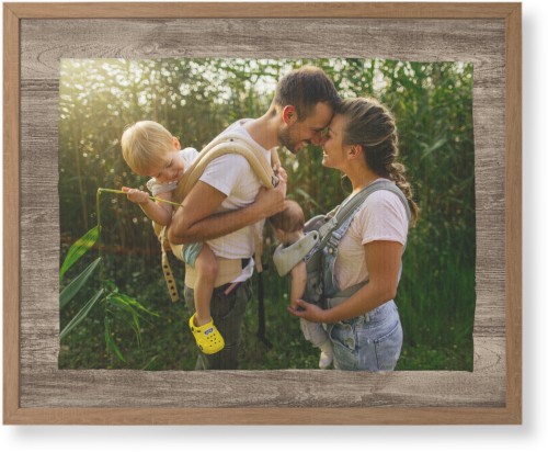 Countryside Wall Art, Natural, Single piece, Canvas, 16x20, Brown, wood