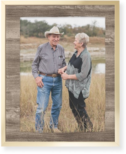 Countryside Portrait Wall Art, Gold, Single piece, Canvas, 16x20, Brown