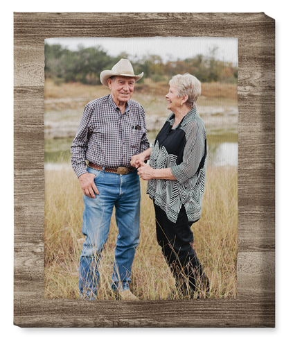 Countryside Portrait Wall Art, No Frame, Single piece, Canvas, 16x20, Brown, wood
