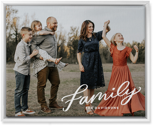 Family Letters Wall Art, White, Single piece, Canvas, 16x20, White