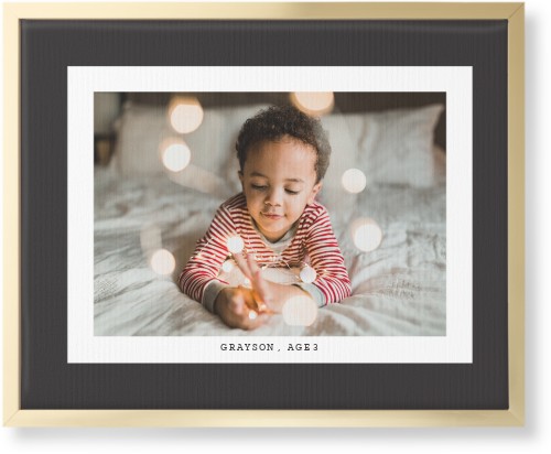 Frame Up Wall Art, Gold, Single piece, Canvas, 16x20, Gray, charcoal