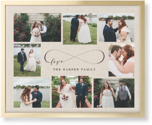 Sweet Moments Wall Art, Gold, Single piece, Canvas, 16x20, Beige